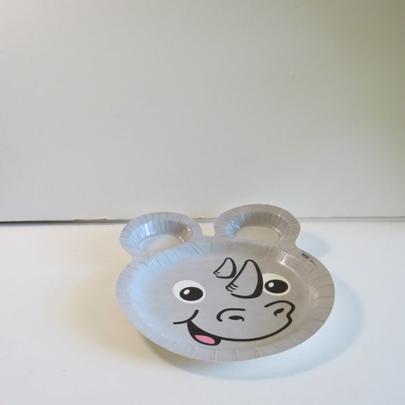 GRAY RHINO ZOO PALS Hefty paper plate (1 item) - Picture 3 of 4